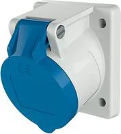 Mennekes 857 16A3P 6H230V Anbaudose IP44 - Elektroinstallation: Robuste Anbaudose mit IP44 Schutzart, perfekt für Außenanwendungen und anspruchsvolle Umgebungen.