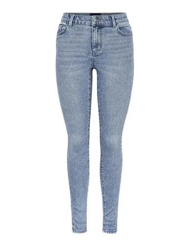 PCDANA MW Skinny Jeans LB302 NOOS - Stylische Skinny Jeans für Damen von PIECES, perfekt für einen modischen Look und hohen Tragekomfort.