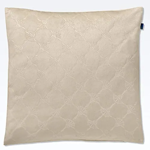 JOOP! Zierkissenhülle Emboss beige 48 cm x 48 cm - Kissen aus 100% Polyester, stilvolles Design für ein elegantes Ambiente in Ihrem Wohnraum.