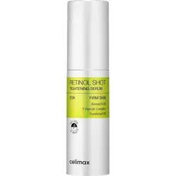 Celimax Retinol Shot Tightening Serum - Hochwirksames Serum zur Verbesserung der Hautstruktur und für eine glattere Haut. Ideal für sichtbar straffere Haut und eine gleichmäßige Textur. Perfekt für die abendliche Anwendung.
