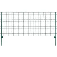 vidaXL Maschendrahtzaun Komplettset 20x1,2m