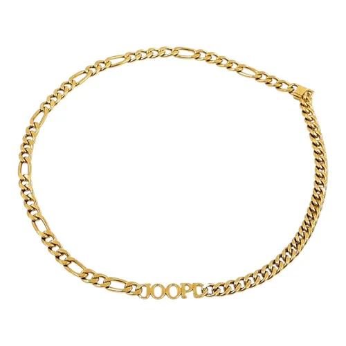 JOOP! Halsschmuck Panzer 2034757 - Ketten mit Anhänger, elegante Panzer-Halskette aus Edelstahl mit glänzender Veredelung, Unisex-Design und praktischen Karabinerverschluss für einen stilvollen Look.