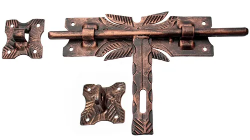 Türriegel 335 /14 Torriegel Schubriegel Torschieber Kupfer Schmiedeeisen