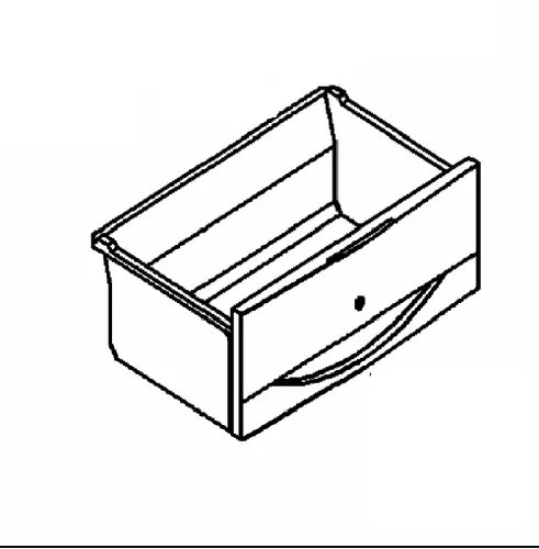 Liebherr 9791074 ORIGINAL Schublade Gefrierkorb Gefriergutkorb Innenraumschublad