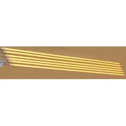LED Leuchte ALU Holz Paneele 6x1m Warm Weiß mit Netzteil - Moderne LED-Leuchte für Akustik-Holz-Paneele, 6x100cm, warmweißes Licht. Einfache Montage und energieeffiziente Beleuchtung für stilvolle Räume. Ideal für Wohn- und Arbeitsumgebungen.