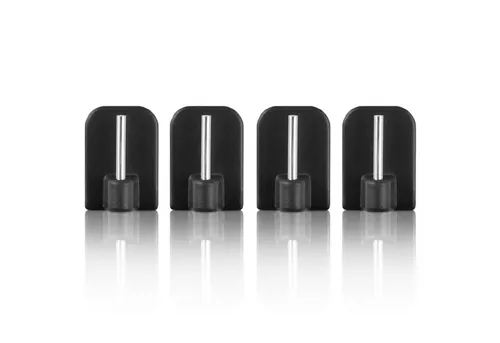 Bestlivings Gardinenstangenhalter Selbstklebehaken, für Vitragestangen, (12-St), aus Kunststoff mit stabilem Stahlstift, hohe Klebekraft