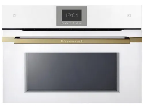 Küppersbusch CBD6550.0WE4 K-Series. 5 Dampfbackofen Weiß/Gold