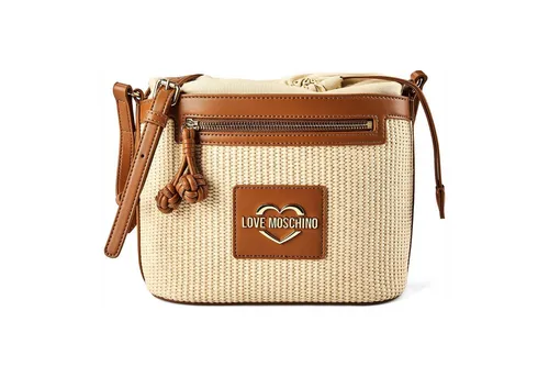 Love Moschino Straw Chic Beuteltasche 24 cm braun TAS063730 - Die trendige Love Moschino Beuteltasche aus der Straw Chic Serie vereint Stil und Funktionalität. Mit robustem Material und praktischem Zugband ist sie ideal für den Alltag und bietet viel Platz für Ihre Essentials.