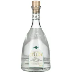 Cellini Grappa Cru Bianca 38% Vol. 0,7l - Italienischer Grappa mit 38% Vol., hergestellt aus hochwertigem Trester. Ideal als Digestif oder für kreative Cocktails, überzeugt durch klare Traubenaromatik und eleganten Abgang.