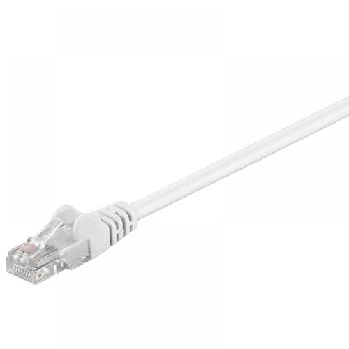 CAT 5e Netzwerkkabel, U/UTP, weiß - Länge: 5,0 m