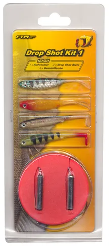 FTM Drop Shot Set Zander,Hecht,Barsch,Forelle, gebundene Drop Shot Vorfach