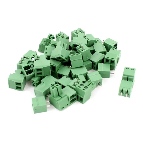 Paar 3,81mm Pitch Kunststoff Steckerbuchse Buchse PCB Schraubklemmenleiste 20