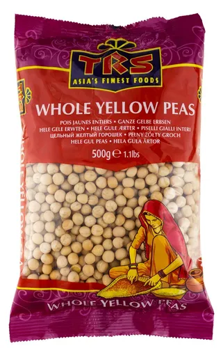 TRS- ganze Gelbe Erbsen 500 Gramm Whole Yellow Peas Hülsenfrüchte indisch kochen