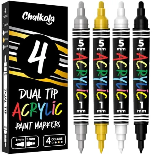 Chalkola Funcils 4 Acrylstifte Set