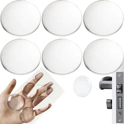 Silikon Türstopper Selbstklebend Transparent 6er Set