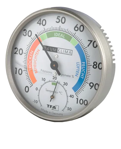 TFA 45.2030.50 Klimatest Präzisions Hygrometer Thermometer analog Raumklima