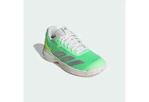 adidas Courtflash Allcourt 2025 Tennisschuhe für Kinder, limegrün - Laufschuhe mit leichtem Mesh-Obermaterial für optimalen Tragekomfort und strapazierfähiger Adiwear Außensohle, ideal für schnelle Bewegungen auf dem Tennisplatz.