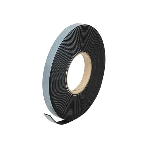 LYSEL® EPDM Zellkautschuk Dichtungsband einseitig selbstklebend Länge 10 Meter Dicke 2mm Breite 9/15/20mm