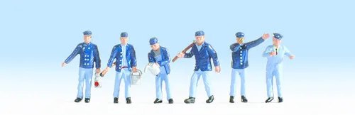 NOCH Modelleisenbahn-Figur TT Lokführer Rangierer - Bemalt, maßstabsgetreues Kleinmodell für Sammler ab 15 Jahren