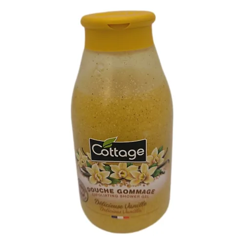 Cottage Dusch-Peeling, köstliches Vanillepeeling, 100% natürlich, 1 Stück