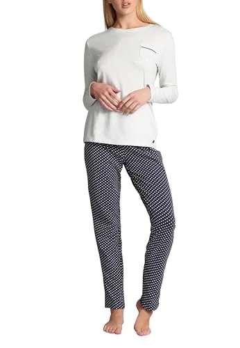 TOM TAILOR Zweiteiliger Langer Damen Pyjama 40