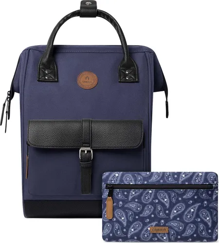 Cabaïa Adventurer Rucksack Düsseldorf Medium 18L - Wasserabweisend & Vegan - Tagesrucksäcke mit gepolstertem Laptopfach für Geräte bis 13 Zoll, ideal für Reisen und Alltag, wasserabweisend und PETA vegan zertifiziert.