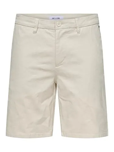 ONLY & SONS Chinoshorts ONSMark in grau|silberfarben XL in silber von ONLY & SONS