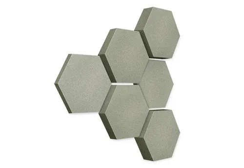 platino24 Akustikplatte Edition LOFT 6 Elemente 3D - Dämmplatten zur Optimierung der Raumakustik, handgefertigt aus hochwertigem Basotect, flammhemmend und in vielen Farben erhältlich. Ideal für Musikzimmer, Heimkino und Büros.