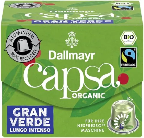 Dallmayr Capsa Gran Verde Lungo Intenso 10 Kapseln in braun von Dallmayr