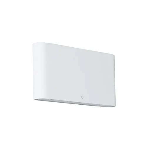 Qazqa Moderne Außen Wandleuchte 17,5 cm - LED IP65 - Moderne Außenbeleuchtung aus Aluminium, wetterfest (IP65) und inklusive LED, perfekt für eine stilvolle Außenansicht.