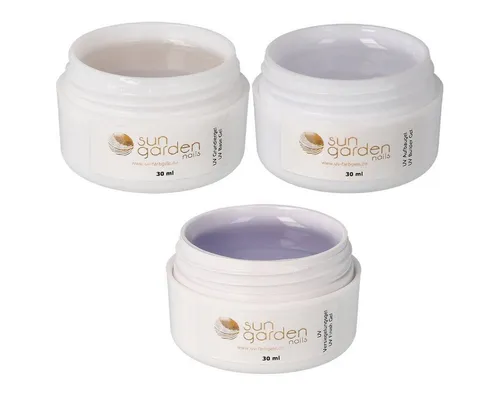 Sun Garden Nails Nagellack 3 x 30 ml UV Classic Nail Set