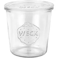 18er Set WECK Gläser 580ml mit Gelierzauber Rezeptheft - Vorratsgläser ideal zum Einkochen und Aufbewahren, inklusive 18 Glasdeckel und Rezeptheft für kreative Konservierungsideen. Backofentauglich und vielseitig einsetzbar!