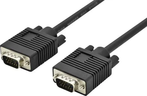 Digitus VGA Anschlusskabel VGA 15pol. Stecker, VGA 15pol. Stecker 3.00m Schwarz AK-310103-030-S Rund, doppelt geschirmt, mit