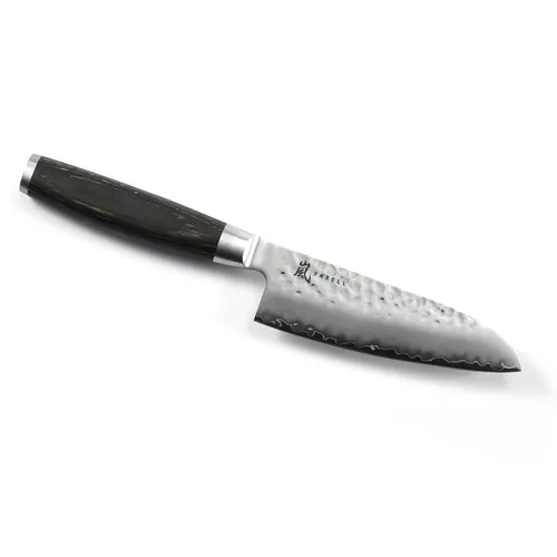 Produktbild Yaxell TAISHI Santoku-Messer Hammerschlag - Pakkaholz 13 cm