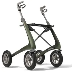 Carbon Overland Rollator metallic-grün