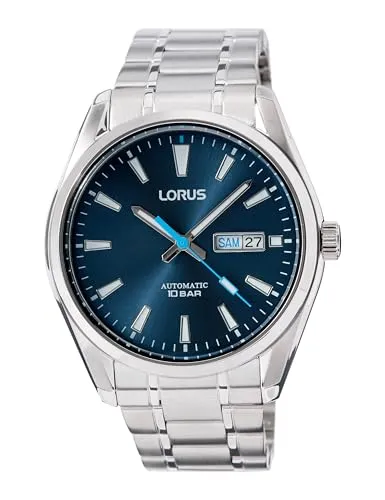Lorus Automatische Uhr RL453BX9 - Edelstahlgehäuse, metallisches Armband und bis 10 BAR wasserdicht für höchsten Tragekomfort