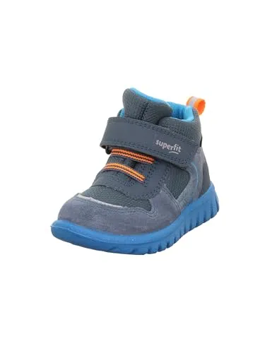 Superfit Sport Mini Lauflernschuh - Lauflernschuhe für Jungen in blau-türkiser Farbgebung, ideal für erste Schritte und Komfort beim Laufen lernen.