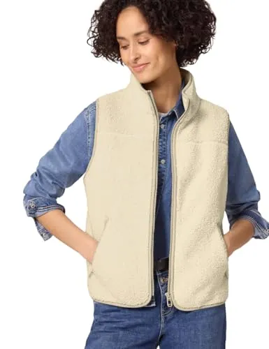 Street One Kuschelige Weste eggshell ecru 46