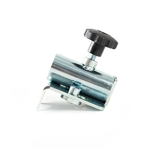 LightmaXX ALU-STAGE Geländeraufnahme, Sichere Befestigung für 1m und 2m Geländer, Einfache Montage, Hohe Stabilität, 99x147x85mm, 0,45kg