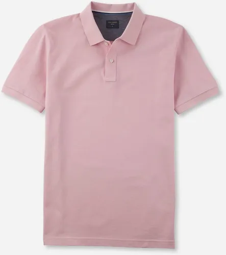 OLYMP 540952 Poloshirt 30 rose M - Klassisches OLYMP Poloshirt aus 100% Baumwolle in modischem Rosé. Feines Piqué-Material, kurze Knopfleiste und schmale Ärmelbündchen machen es zur perfekten Wahl für jede Gelegenheit.