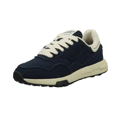 Gant Youtron Sneaker Schnürschuh - Blau, 45 EU - Sneaker aus Leder und Textil, mit herausnehmbarer Innensohle für optimalen Tragekomfort und Gummisohle für besten Halt.
