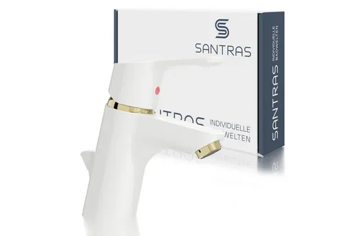 Santras Waschtischarmatur Magis in gold von Santras