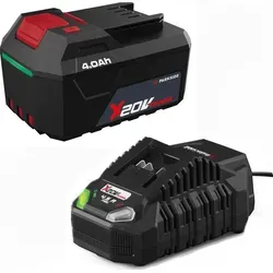 Parkside 20V 4.0 Ah Akku PAP 204 + Schnellladegerät PLG 20 C3 - Leistungsstarker 20 V Lithium-Ionen Akku mit 4 Ah und Schnellladegerät, ideal für alle Geräte der PARKSIDE X 20 V Team Serie. Schnelle Ladezeiten und hohe Effizienz für Ihre Projekte.
