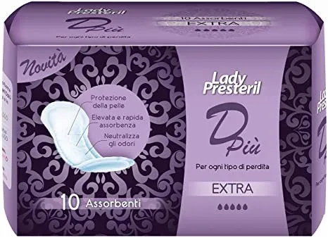 Dpiù Extra Lady Presteril 10 Assorbenti