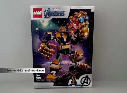 LEGO 76141 - Marvel Avengers Thanos Mech Superschurke - LEGO Set für Superhelden-Fans, 152 Teile, fördert kreatives Spielen und die Fantasie, ideal für Kinder ab 6 Jahren.