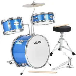 VEVOR Schlagzeug Set 3-teiliges Drum Kit für Kinder von Vevor