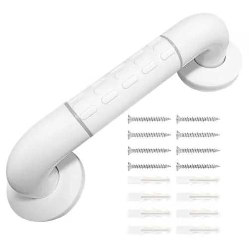 Xpieoyrm Haltegriffe für Senioren, 30CM Haltegriff Dusche aus Edelstahl Sicherheitsgriffe, Rutschfester Badezimmergriff Sicherheitsgriff Innen Außenhilfsgriff zum Toilette Schlafzimmer Badewanne