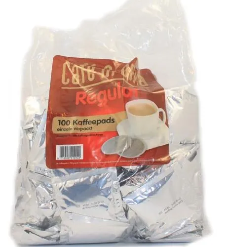 Café Aroma Megabeutel Normale Röstung 100 Kaffeepads für Senseo