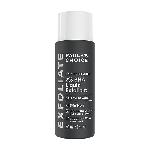 Paula's Choice Skin Perfecting 2% BHA Liquid Gesicht Exfoliant - 118ml - Verschiedene Badeprodukte, alkoholfreies Gesichtspeeling für alle Hauttypen, ideal zur Porenverfeinerung und Verbesserung des Hautbildes.