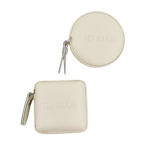 Weiches Präzisionsband für Nähen und Stoff - Tailor Cloth Craft Messung, 150cm Einziehbares Doppelseitig (2 PCS, Weiß)